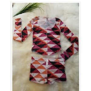 Free People Glacier set Pajama sz XS